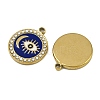 304 Stainless Steel Enamel Pendants STAS-L302-17G-2