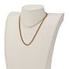Brass Curb Chain Necklaces NJEW-JN03097-03-4