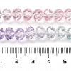 Transparent Painted Glass Beads Strands DGLA-A034-T8mm-A23-3