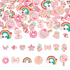 70Pcs 14 Styles Opaque & Trasnaprent Resin Cabochons RESI-TA0004-77-2