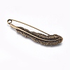 Tibetan Style Alloy Brooches JEWB-WH0007-04AB-1
