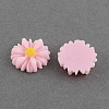 Flatback Hair & Costume Accessories Ornaments Resin Flower Daisy Cabochons CRES-Q101-02-1