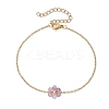 Natural Mixed Gemstone Beaded Link Bracelets BJEW-JB11246-3