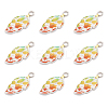Alloy Enamel Pendants PALLOY-TAC0009-25P-A-2