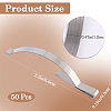 Stainless Steel Window Screen Tension Spring Corner Clips AJEW-CN0002-93A-2
