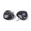 Natural Larvikite Pendants G-N349-05A-P-2