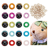 10 Bags 10 Colors Plastic Doll Eyes FIND-PH0018-07-1