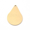 Ion Plating(IP) 304 Stainless Steel Pendants STAS-F271-05E-G-2