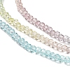 Transparent Painted Glass Beads Strands DGLA-A034-T2mm-A15-4
