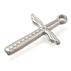 Anti-Tarnish 304 Stainless Steel Pendants STAS-P369-01P-2
