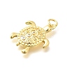 Brass Micro Pave Cubic Zirconia Pendants KK-Q040-02F-G-2