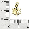 Brass Micro Pave Colorful Cubic Zirconia Pendants KK-H475-19G-10-3