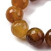 Natural Dragon Veins Agate(Dyed & Heated) Beads Strands G-K390-A03-01-3