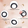 30Pcs Zinc Alloy Spring Gate Rings FIND-SP0001-40-6