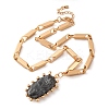 Iron & Alloy Pendant Necklaces for Women LS-NJEW-U046-05G-2
