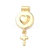 Religion Brass Pendants KK-H539-18G-05-1