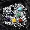 Natural & Synthetic Gemstone Healing Round Ornaments AJEW-FS0001-13B-8