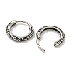 316 Surgical Stainless Steel Hoop Earrings EJEW-D096-19A-AS-2