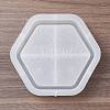Hexagon Mother's Day Word MOM DIY Tray Silicone Molds DIY-G112-02B-3
