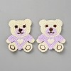 Polyester Embroider Thread Iron on/Sew On Patches PATC-WH0023-23D-1