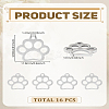 16Pcs 304 Stainless Steel Charms STAS-LP0003-31-2