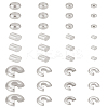 360Pcs 12 Styles Brass & Iron Crimp Beads FIND-LP0001-04-1