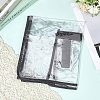 Transparent PVC Luggage Cover AJEW-WH20080-52B-3