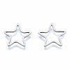 Non-Tarnish 201 Stainless Steel Linking Rings STAS-N090-T19-1-1