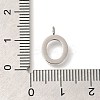 304 Stainless Steel Micro Pave Cubic Zirconia Pendants STAS-H228-06P-O-3