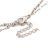 Alloy Double Layer Necklaces for Women LS-NJEW-L123-01P-3