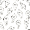30Pcs Tibetan Style Zinc Alloy Pendants TIBEP-FS0001-37-3