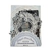 10Pcs 10 Styles Vintage Lace Waterproof PET Stickers Sets DIY-M066-05E-4