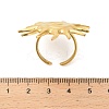 304 Stainless Steel Adjustable Open Cuff Rings LS-RJEW-C146-01G-3