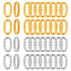 40Pcs 2 Colors Brass Linking Rings KK-PH0012-20-1