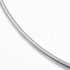 Non-Tarnish 304 Stainless Steel Snake Chain Necklaces NJEW-G310-09P-2