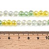 Electroplate Glass Beads Strands EGLA-D300-06-6mm-21-5