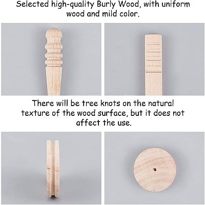 Leather Grinding Trimming Round Flat Stick/Vegetable Tanned TOOL-NB0001-33-1