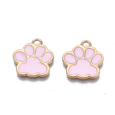 Alloy Enamel Pendants X-ENAM-T016-22LG-RS-1