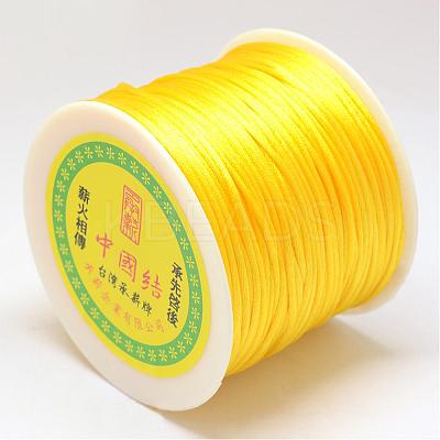 Nylon Satin Rattail Cords NWIR-R025-1.0mm-543-1