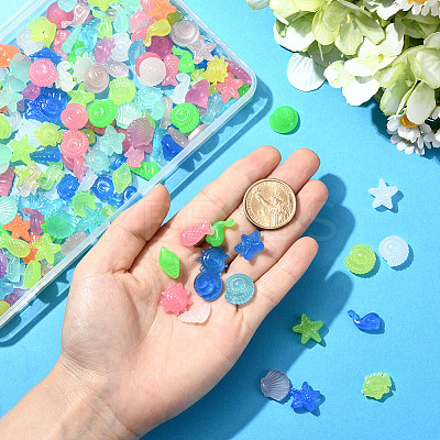 120g Luminous Acrylic Beads OACR-SP0001-79A-1