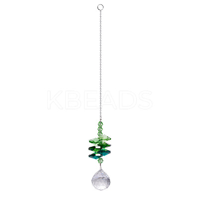 Crystal Glass Sun Catcher Pendant PW-WG2C834-02-1