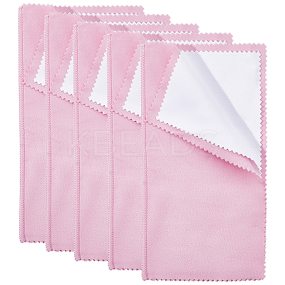 5 Sheets 4 Layers Silver Polishing Cloth AJEW-SC0002-32-1