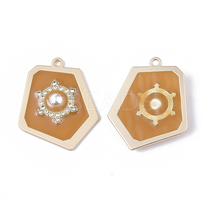 Epoxy Resin Pendants RESI-S380-02D-1