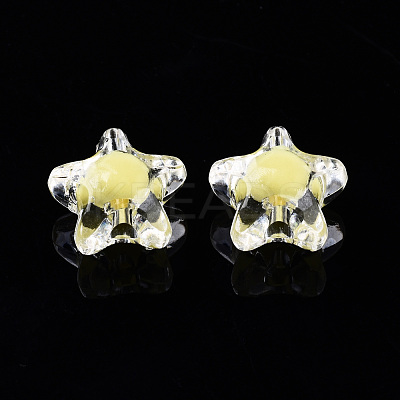Transparent Acrylic Beads TACR-N011-001A-01-1