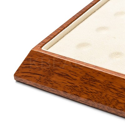 Rectangle Wood Pesentation Jewelry Round Beads Display Tray ODIS-P008-13A-1