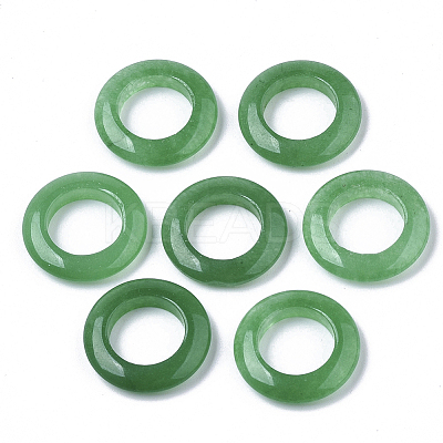 Natural Malaysia Jade Linking Rings G-N0325-05-1