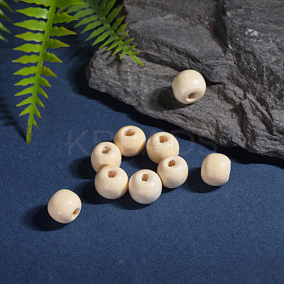 Natural Wood Beads TB10mmY-8-1