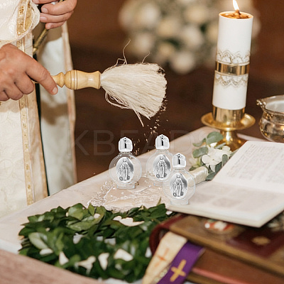 14Pcs Glass Empty Holy Water Bottles for Religious CON-DC0001-23B-1