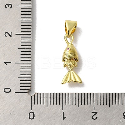 Brass Micro Pave Cubic Zirconia Pendants KK-H487-23G-01-1