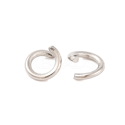 Tarnish Resistant 304 Stainless Steel Open Jump Rings STAS-R049-6x1mm-1